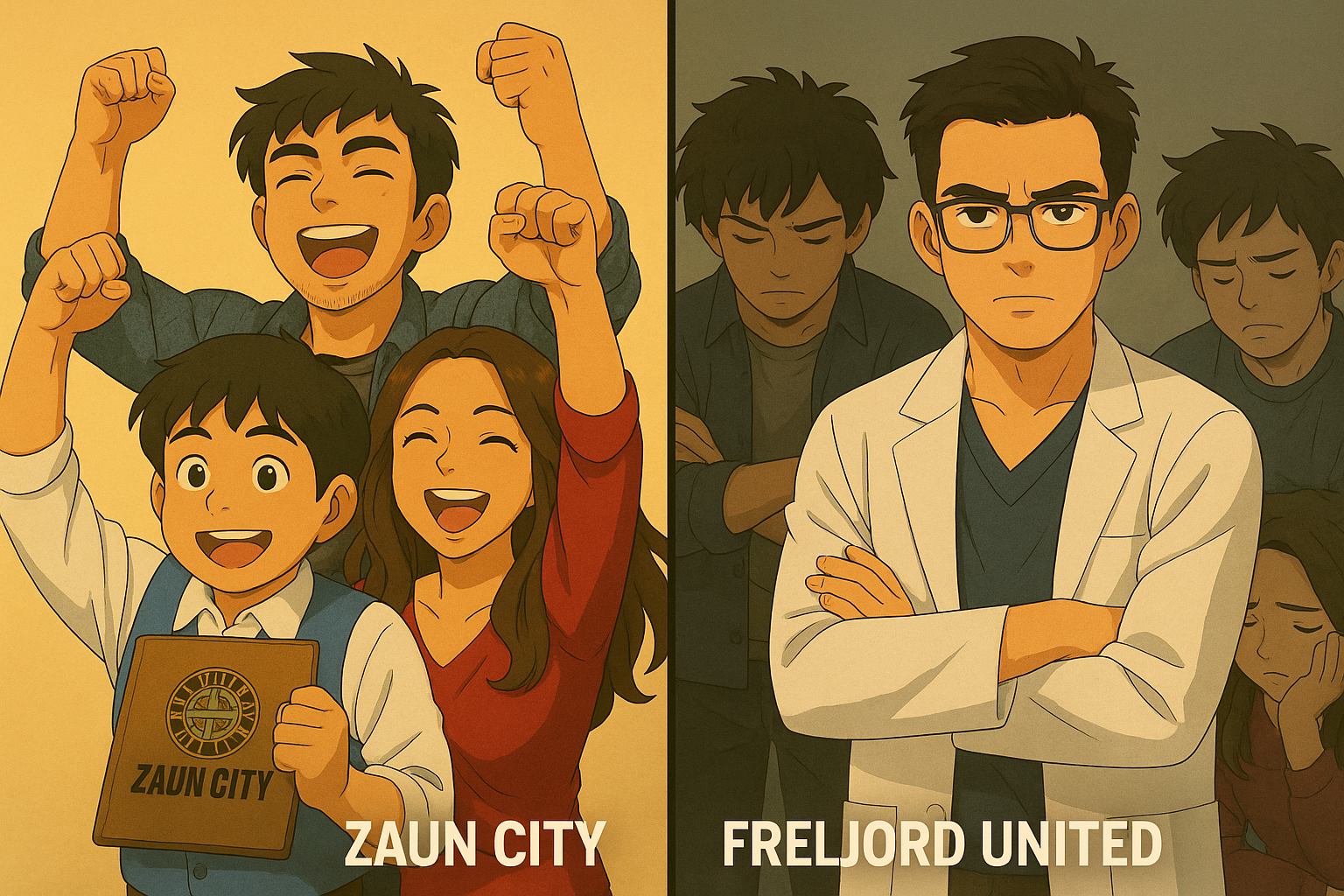 ¡Zaun City hace historia! Primera victoria contra Freljord United sacude la Super Liga GYA