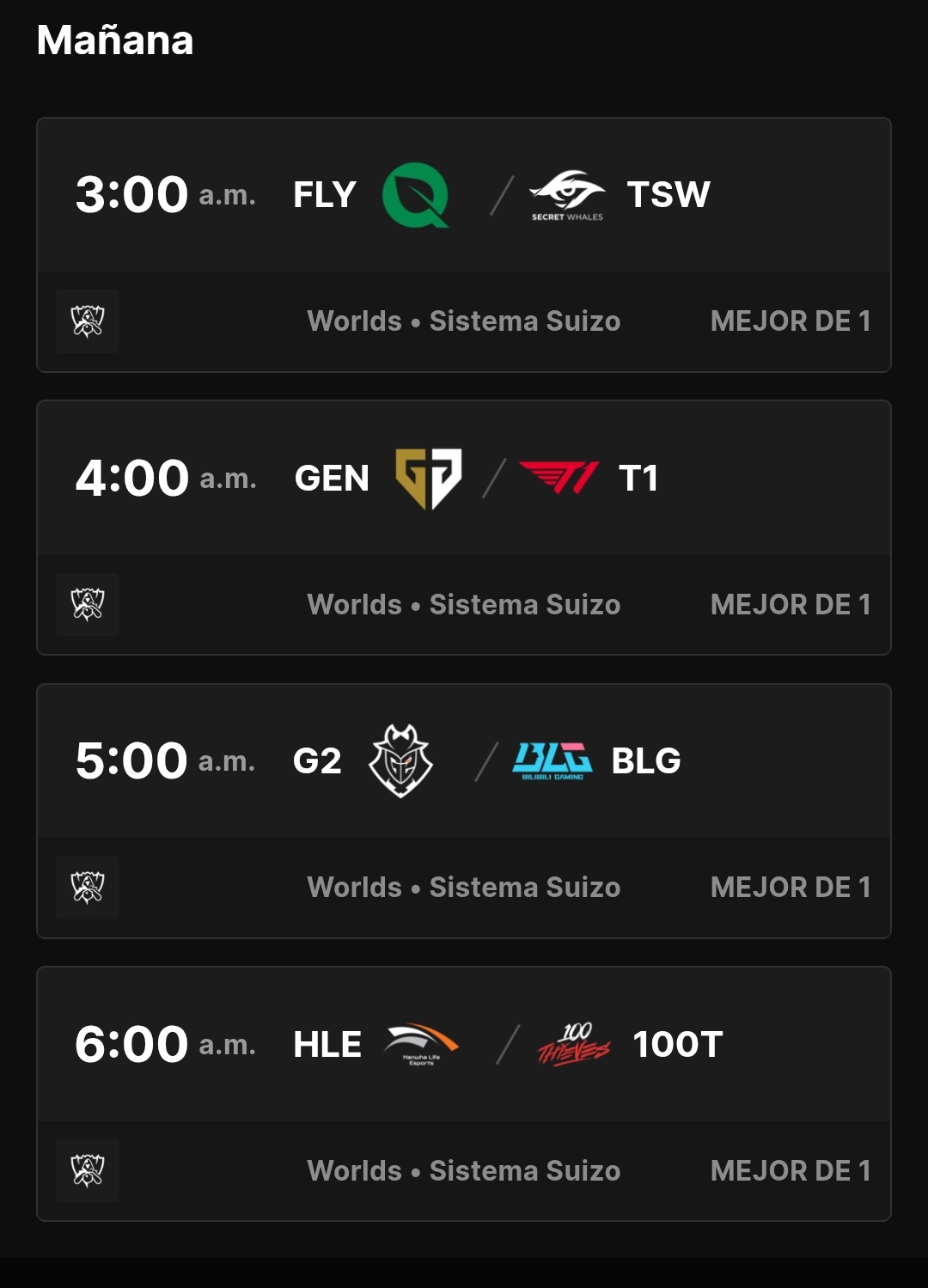 El amanecer del caos: T1 y G2 al borde, FlyQuest busca confirmarse — así llega la jornada decisiva del Swiss Stage<br>